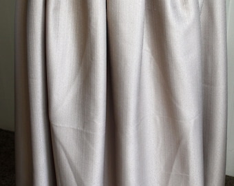 Long Taupe Crepe Skirt Steampunk