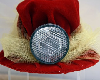 Steampunk Mini Hat Fascinator- Iron Man