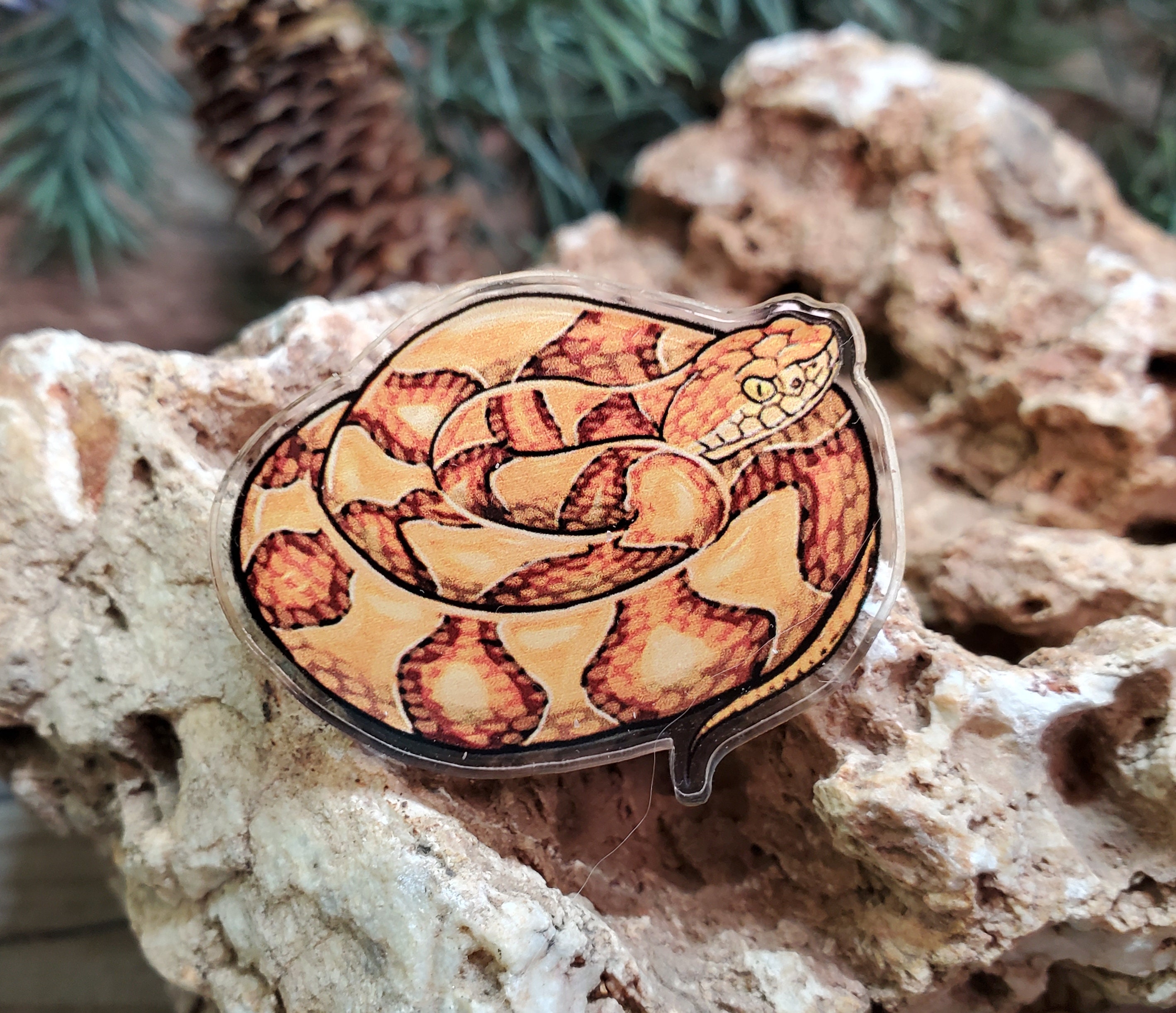 Strange and Unusual Snakes Enamel Pin Set