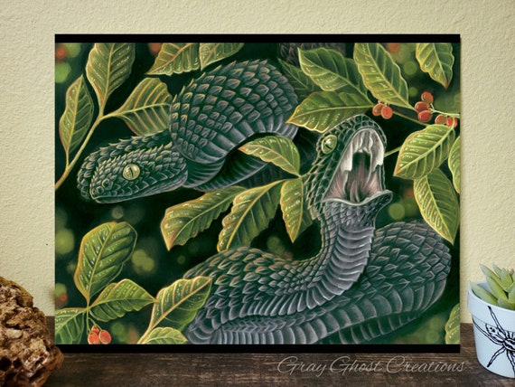african snake art