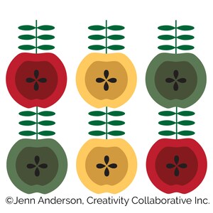 Scandinavian Apples Clip Art, téléchargement instantané, imprimable numérique
