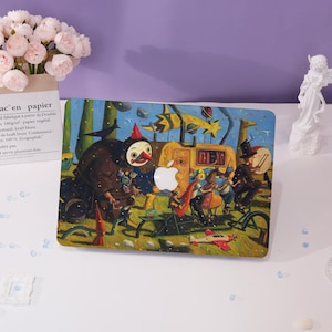 Colorful Cartoon Characters MacBook Case Macbook Cover for Air 15 13 Macbook Case, Pro 16 15 14 13, 2025 2024 2023 2022, Air 13 Laptop Case