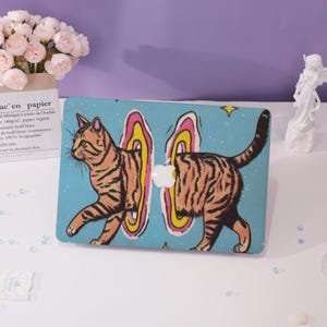 Magic Cat MacBook Case Macbook Cover for Air 15 13 Macbook Case,Pro 16 15 14 13,2025 2022 2021 2020,Air 13 Laptop Case,Laptop Case