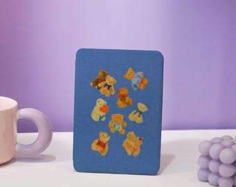 Cute Bear Personalization Kindle 12th,paperwhite cover,kindle Case Hand Strap,Kindle Acrylic Case, Personalized Paperwhite,Gifts For Mom
