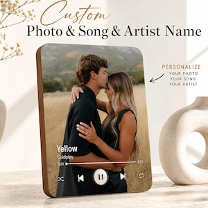 Voice Recording Gift, Custom Photo Frame That Plays Your Message, Personalized Audio Keepsake for Family or Long Distance
