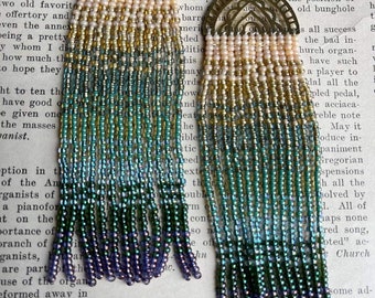 Cape Cod beaded fringe earrings