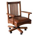 Mission \/ Arts & Crafts Oak Office Chair