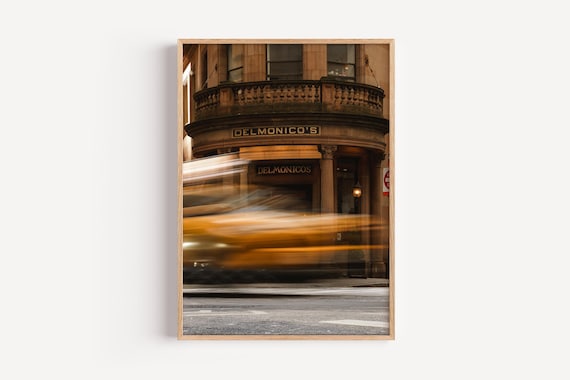 Delmonico's NYC Fine Art Print – New York City Wall Decor