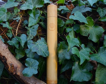 Bamboo Toothbrush Case | Travel Case  |  100% Bamboo  |  Plastic Free  |  Eco Friendly