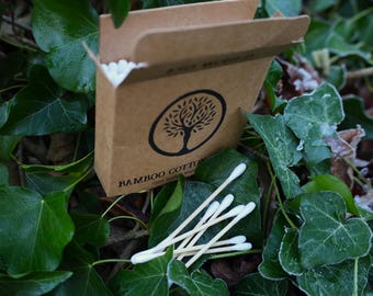 Cotton Buds CLEARANCE  |  10 packs (1000pcs)  |  100% Cotton  |  Zero Plastic  |  Natural