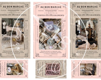 Digital French Ephemera My Vintage French finds vintage style photos great for Junk Journals by Lisa and Olive