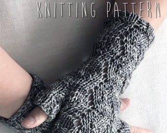 Zigzag Mitts Knitting Pattern