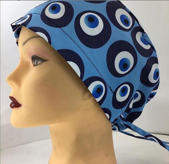 Evil Eye Surgical Cap Nurse Cap Doctor 