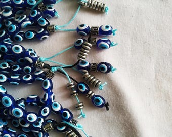 Evil eye komboloi,prayer bead , tasbeeh, greek komboloi, greek worry bead, wedding favor, evil eye wedding komboloi, greek komboloi favo