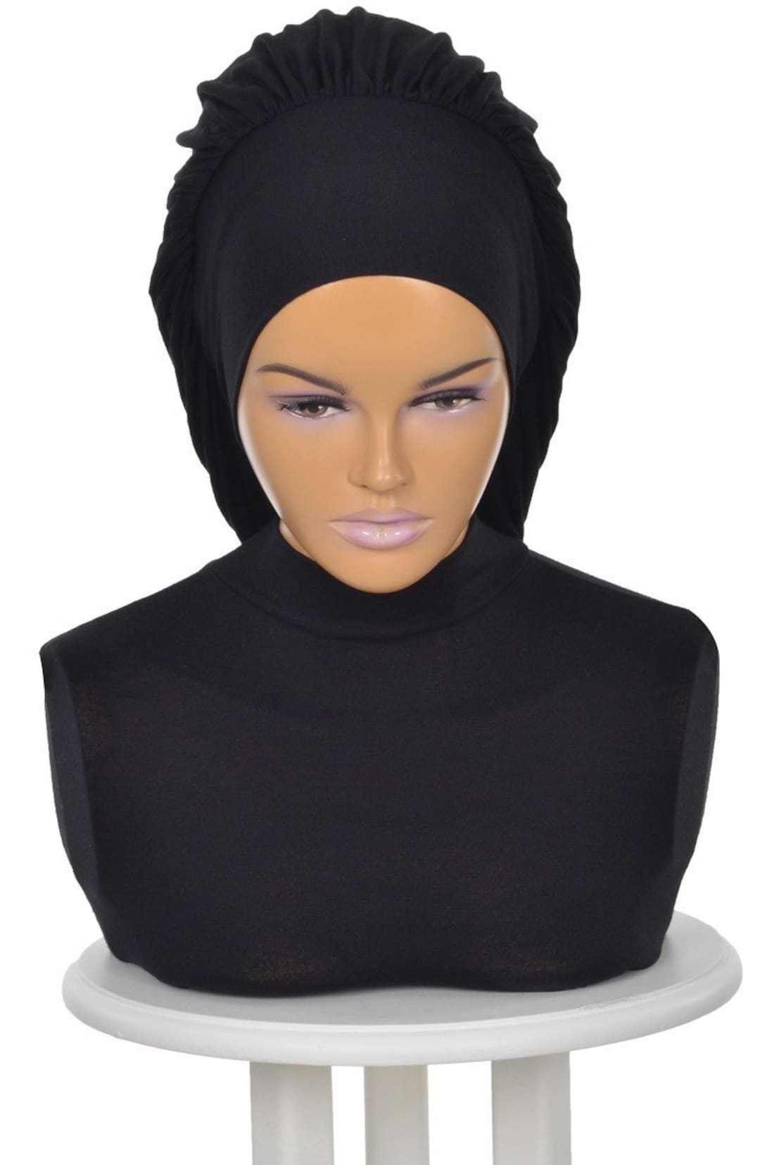 Black Hair Cover Tichel Head Scarves Chemohead Coverings Etsy