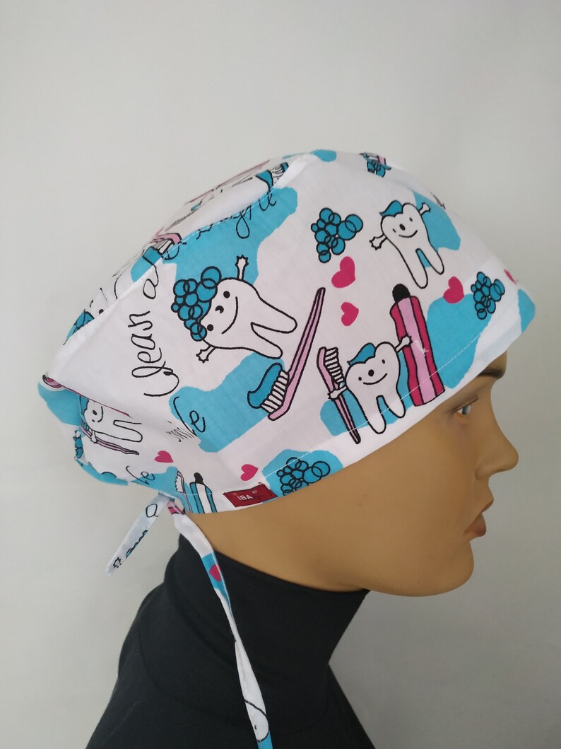 Dentist Hat , Medical Cap for Dentists, Scrub Caps, Surgical Cap