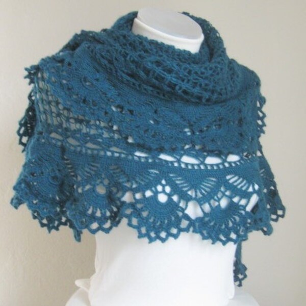 TURQUOISE GREEN mohair tringle shawl..FREE Worldwide Shipping,teal blue shawl.fashion, necktie, shrug, wrap, stole, capelet, scarflette