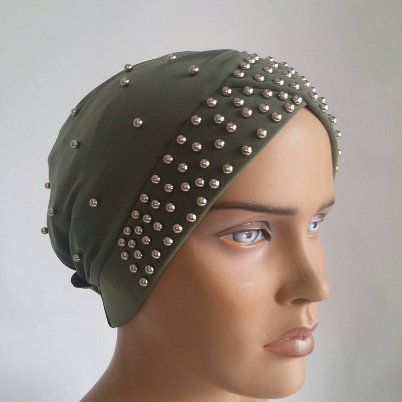 head scarf green