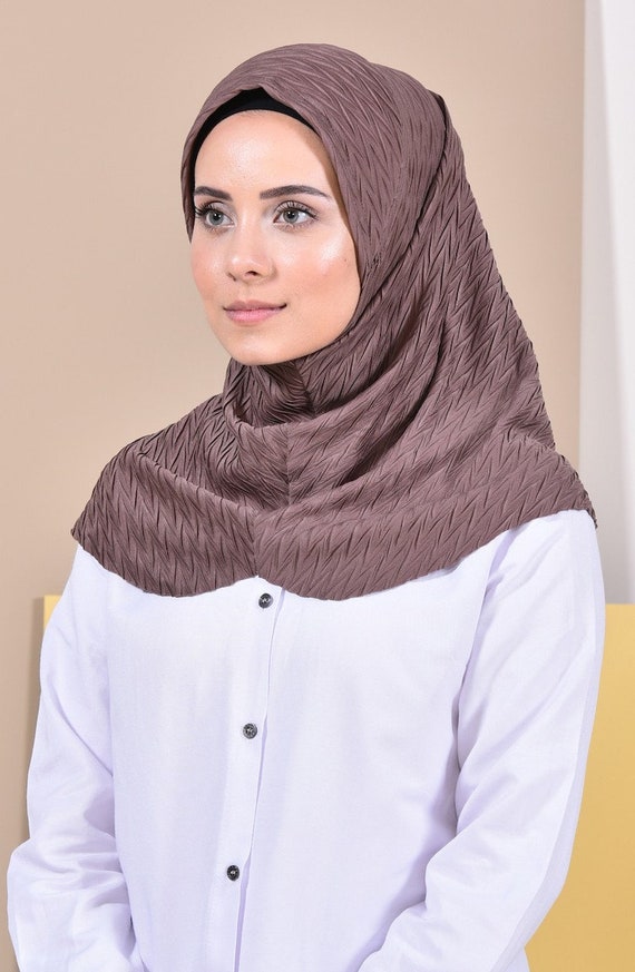 Light Green Non Slip Hijab Shawl Luxury Quality Turkish Scarf