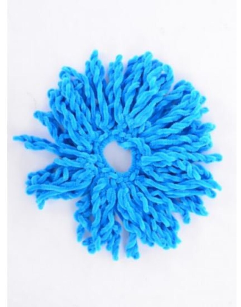 Red - Handmade Cotton Rubber Bands/Scrunchies (Set of 2) 34