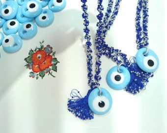 1 pcs Rearview car mirror charm, evil eye keychain, Nazar Bead, Bag Charm Keyring,Turkish evil eye, evil eye car mirror ornament , car gift