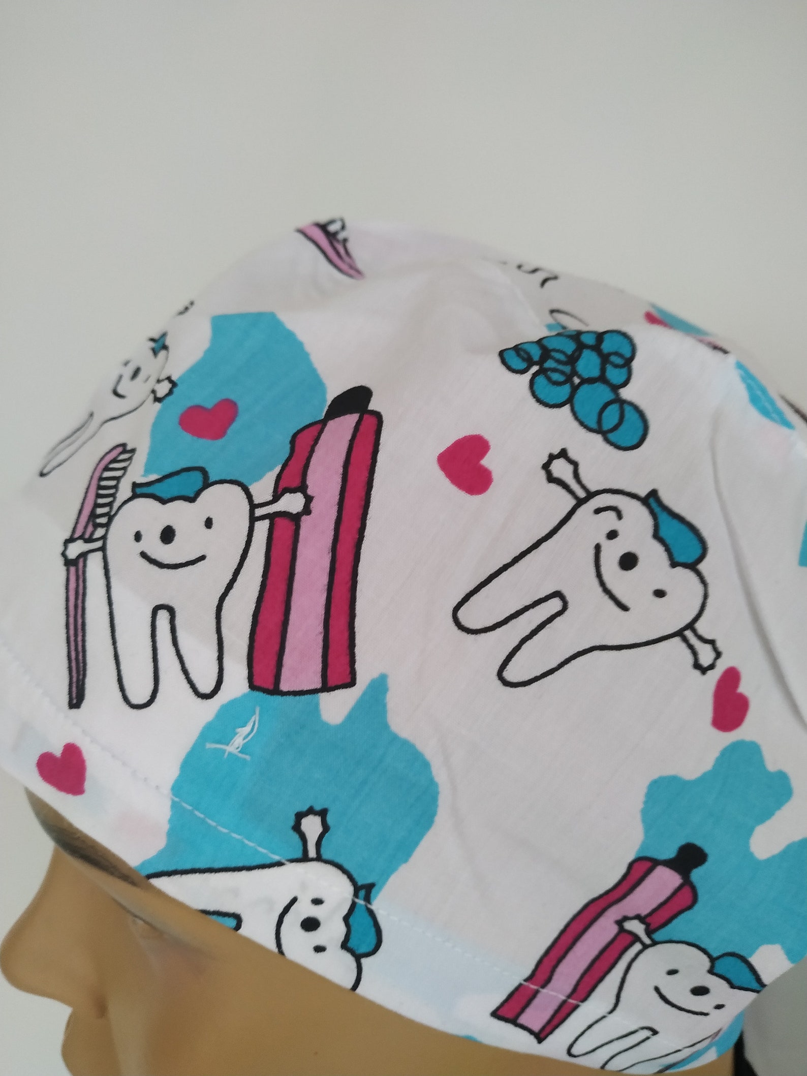 Dentist Hat , Medical Cap for Dentists, Scrub Caps, Surgical Cap