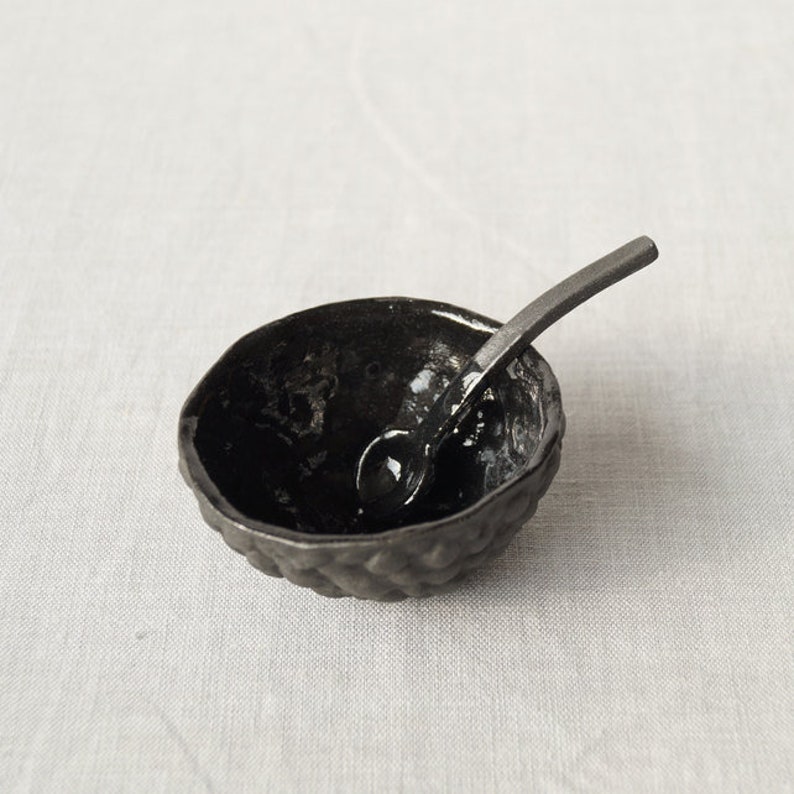 Ceramic CRUET Set Black and White Porcelain Etsy