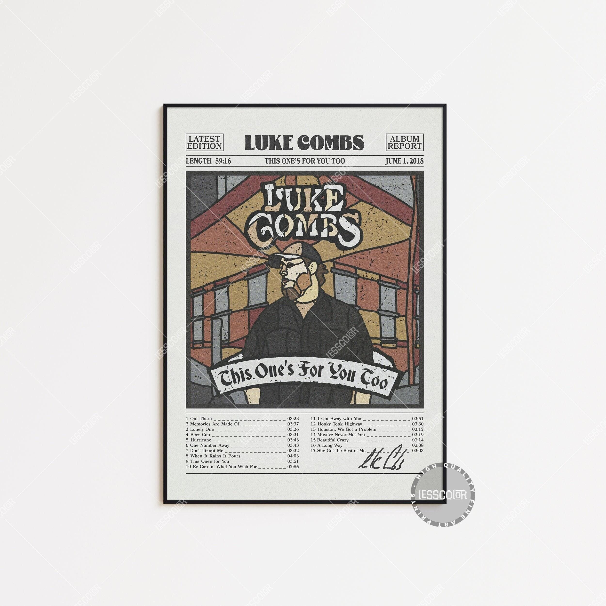 Luke Combs Crazy Beautiful Frame New Zealand