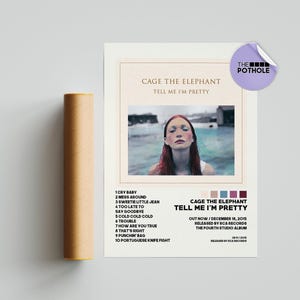 Pósters de Cage The Elephant / Póster de Tell Me I'm Pretty / Póster de portada de álbum, Impresión de póster, Póster personalizado, Decoración del hogar, Melofobia