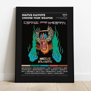 HIETUS KAIYOTE NAI PALM ポスター poster Hiatus Kaiyote Poster - Etsy