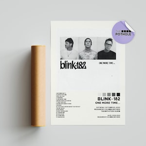 Pósteres de Blink-182 / Póster de One More Time / Póster de portada de álbum, Impresión de póster para pared, Póster personalizado, One More Time, Blink 182
