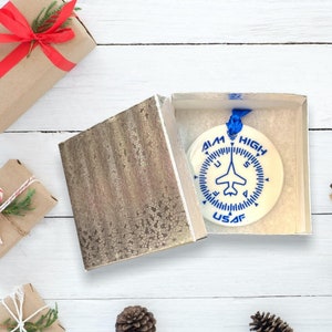 USAF - Luchtmacht - Luchtmacht Ornament - Luchtmacht Gift - Vliegers Gift - Militair Ornament - Luchtmacht Kerst - Soldaat Gift - Doel hoog