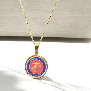 Marine Corps - Marine Corps Jewelry - Marine Corps Gift -  USMC - Officially Licensed - Marine Wife - Marine Mom - Veteran Gift