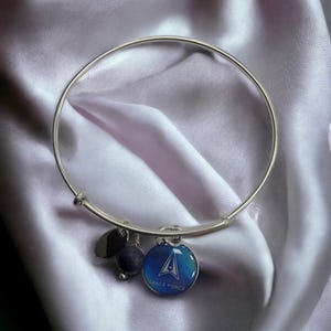 Space Force Silver Bangle Bracelet - Officially Licensed | Stainless Steel
