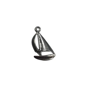 Sailboat Pewter Charm - Boat Charm
