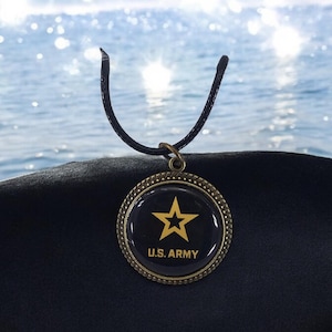 Officially Licensed Military Logo Pendant Necklaces | Show Your Pride in Your Military Service