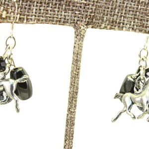 Horse Earrings - Horse Charm Earrings -  Charm Earrings - Horse Lover Jewelry - Equestrian Earrings - Horse Gift For Women - Cowgirl Gift