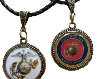 Officially Licensed Military Logo Pendant Necklaces | Show Your Pride in Your Military Service