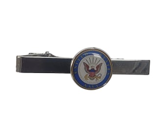 Marineblauwe dasspeld | Nautisch geïnspireerd accessoire