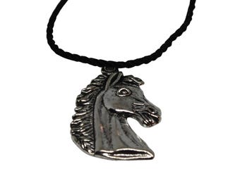 Horse Pendant Charm Necklace