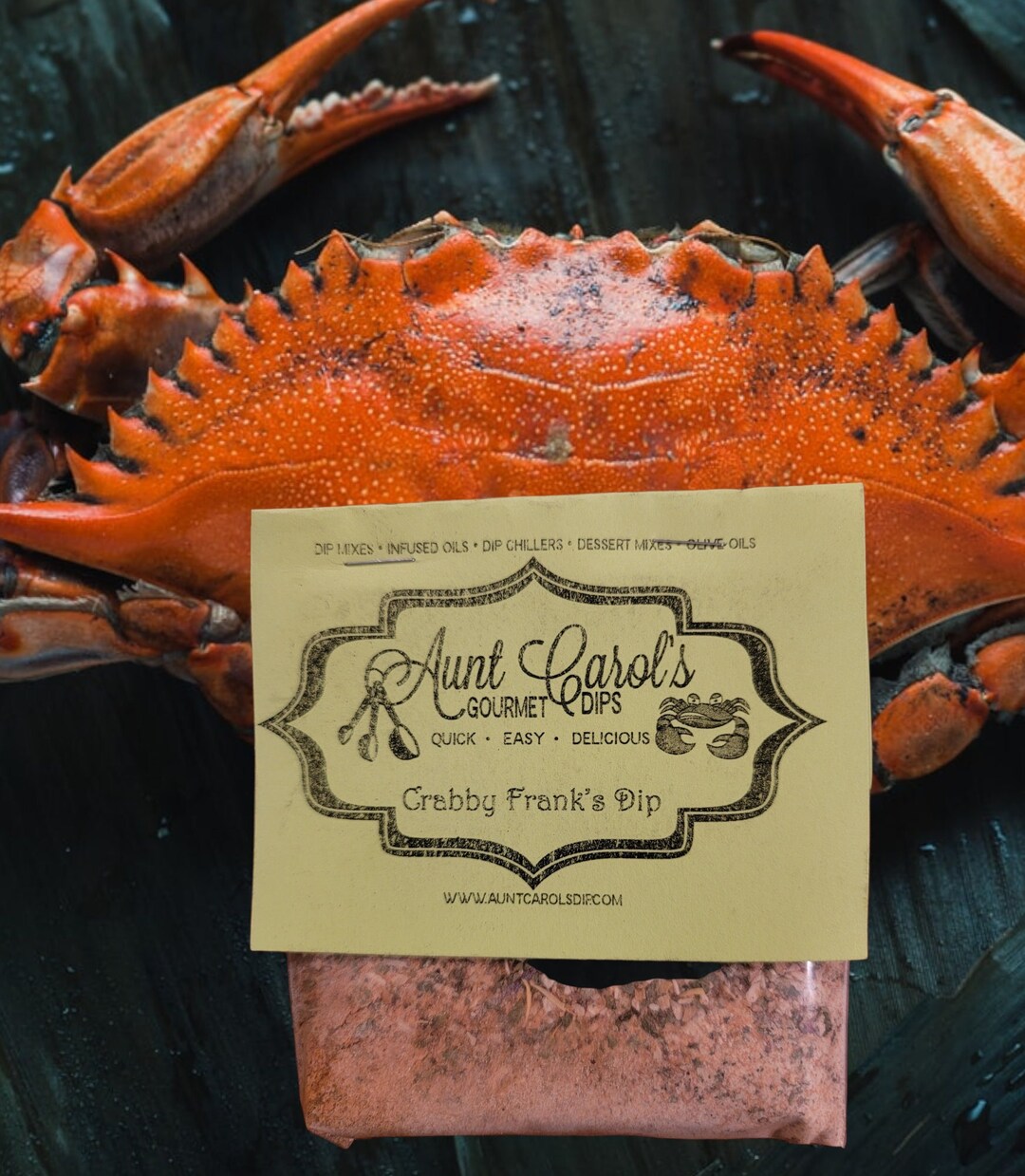 Crab Dip Seasoning Mix Spice Mix Cheese Spread Vegetable Dip Dip Mix Gourmet Dip Aunt Carols