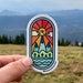 The Mountains Are Calling - vinyl sticker, for your laptop, water bottle, car, camper, camping gear, or travel journal
