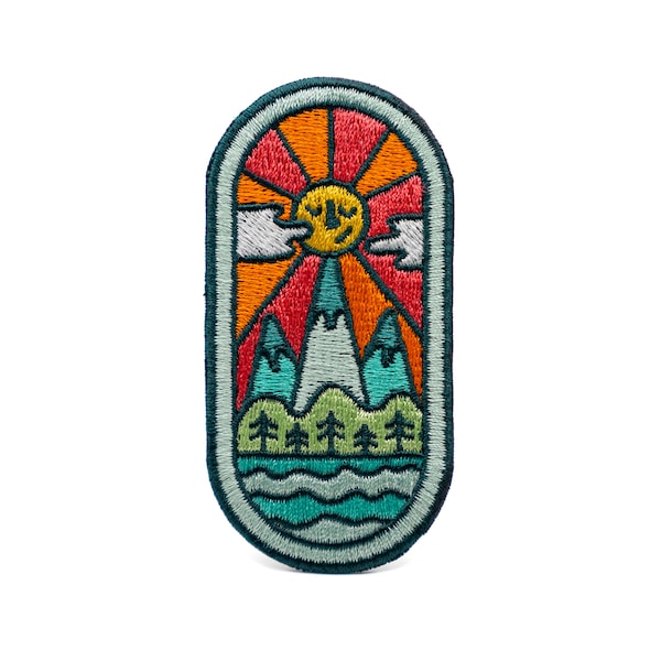 The Mountains Are Calling Iron-on Patch | Outdoor, Nature Lover, Hiking, Camping, Gift