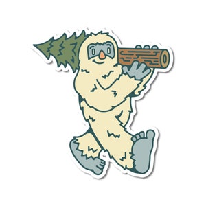 LIMITED! Woodland Yeti Sticker