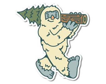 LIMITED! Woodland Yeti Sticker