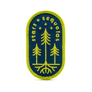 Stars and Sequoias Iron-on Patch