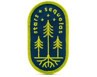 Stars and Sequoias Iron-on Patch