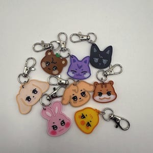 Ateez Aniteez 3D printed Small Keychains/Charms