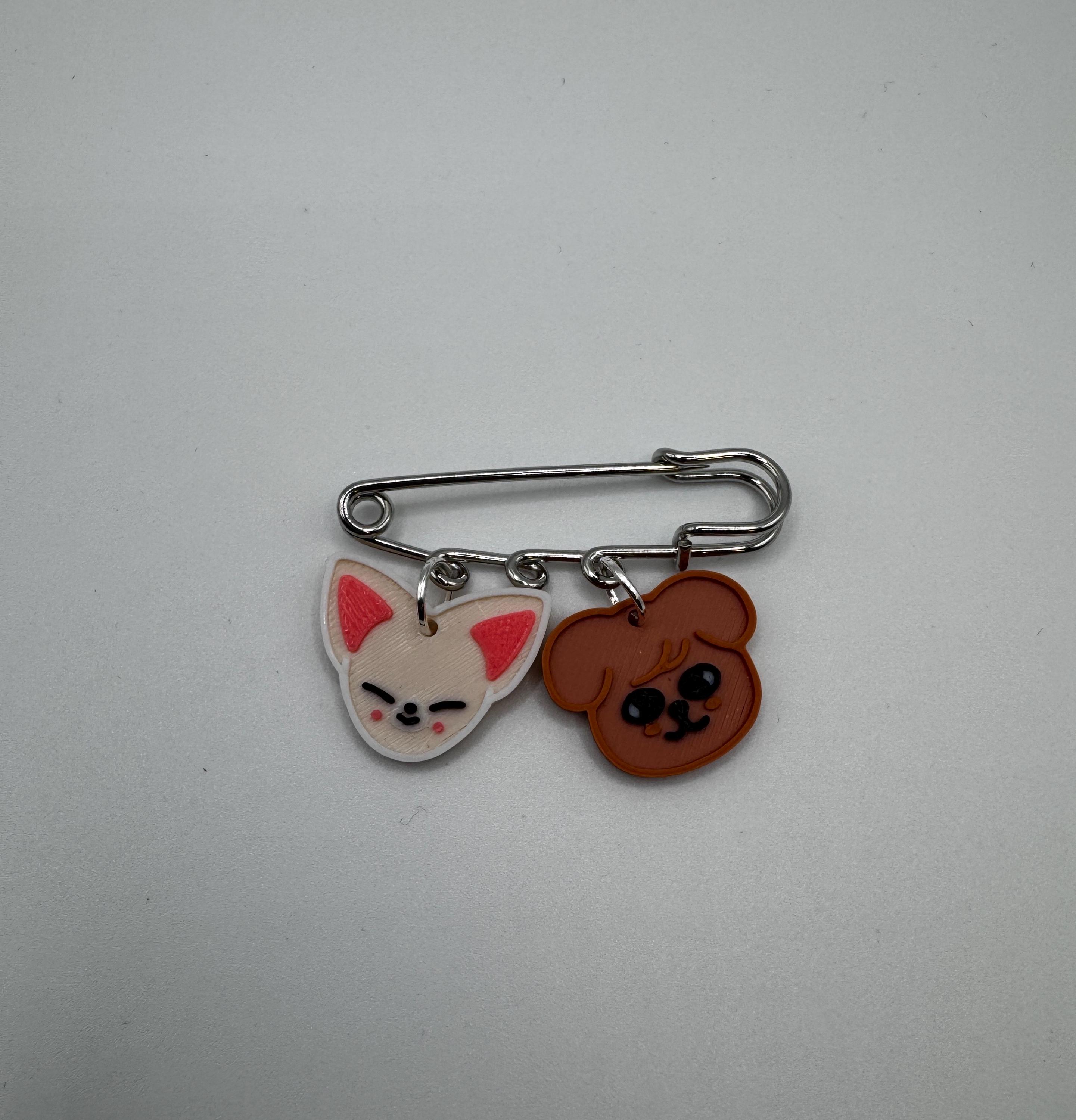 Stray Kids Skzoo Racha Safety Pins - Etsy