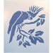 Cockatoo Stencil 6.6 X 7.25 the Artful Stencil 10 Mil Mylar, Walls ...